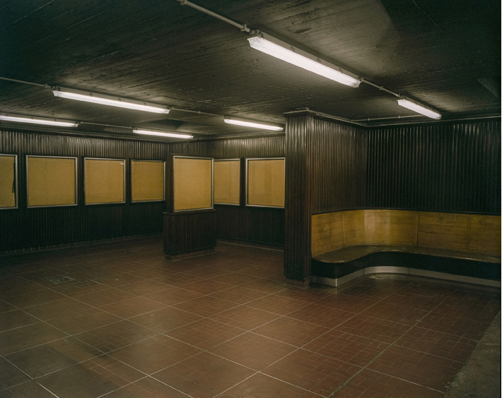 philippe mailleux, gare congrès, guichet,Plaubel Makina w67
